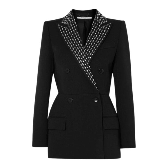 Givenchy Double-Breasted Crystal Emberllished - Picture 1 of 2